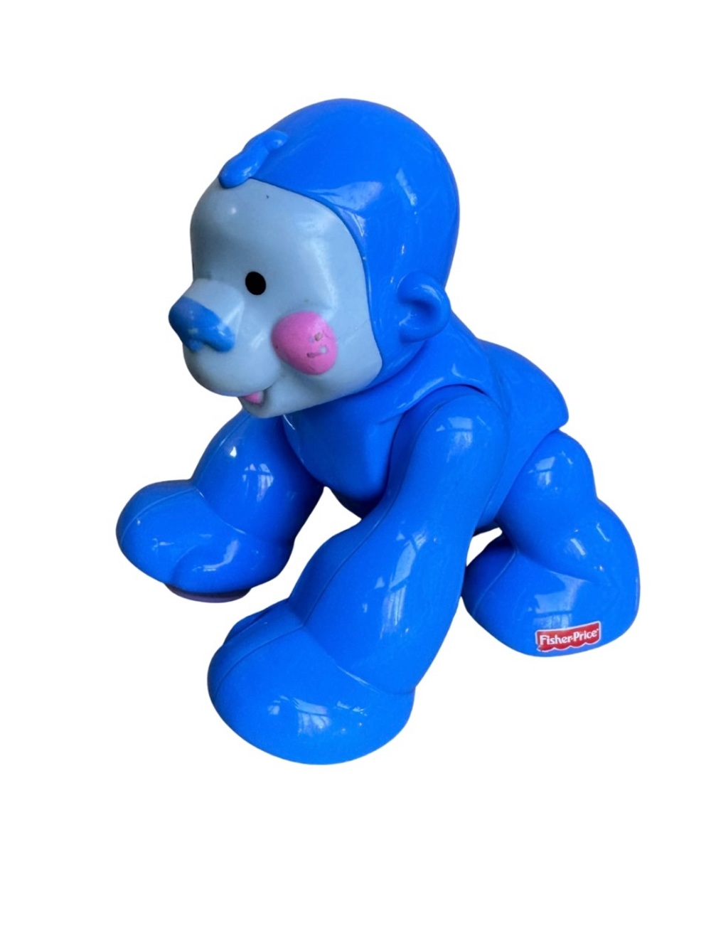 Fisher-Price Amazing Animals Blue Gorilla Click & Clack Toy